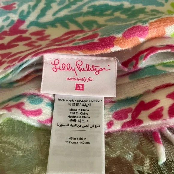 NWOT Lilly Pulitzer x Pottery Barn Throw